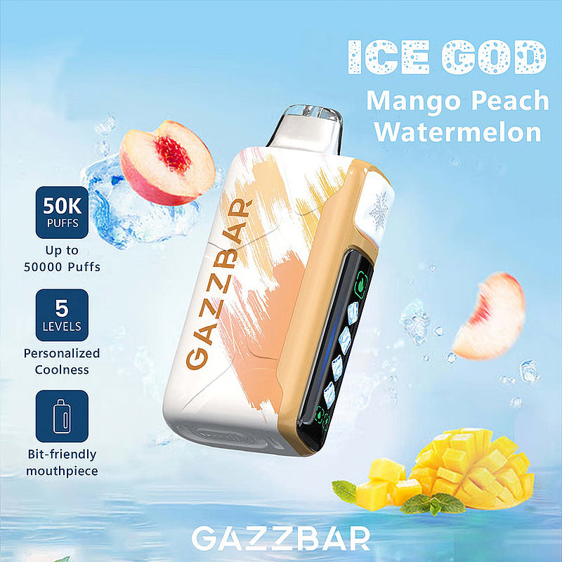 GAZZBAR ICE GOD｜ガズバー アイスゴッド｜ELFBAR ICE KING代替