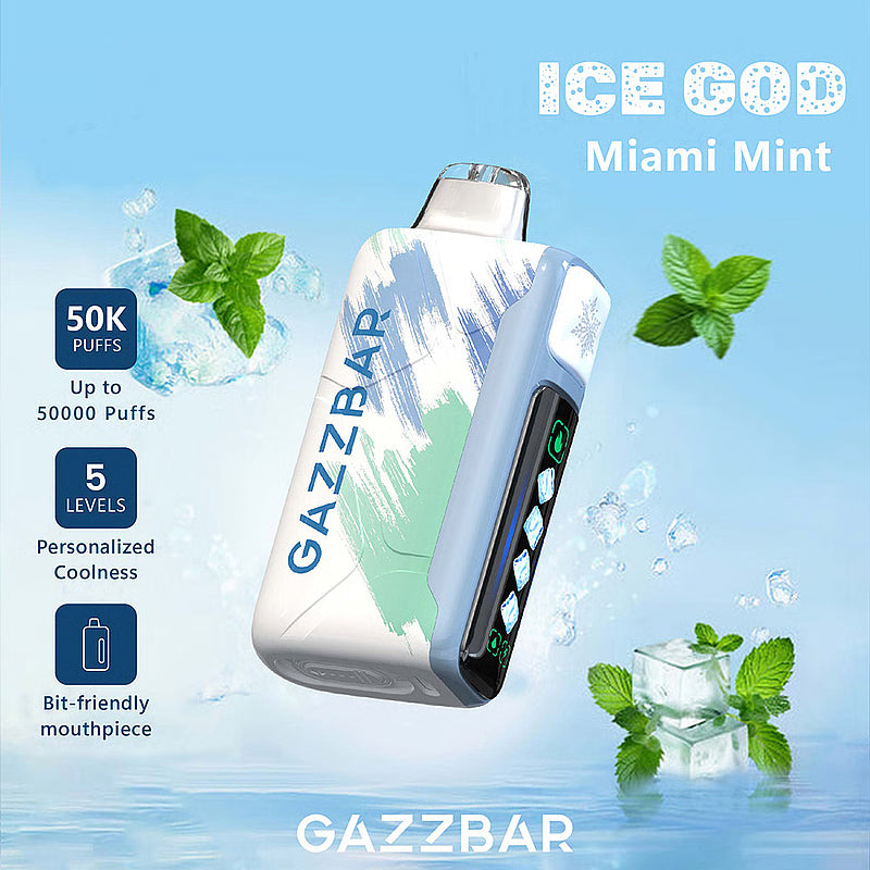 GAZZBAR ICE GOD｜ガズバー アイスゴッド｜ELFBAR ICE KING代替